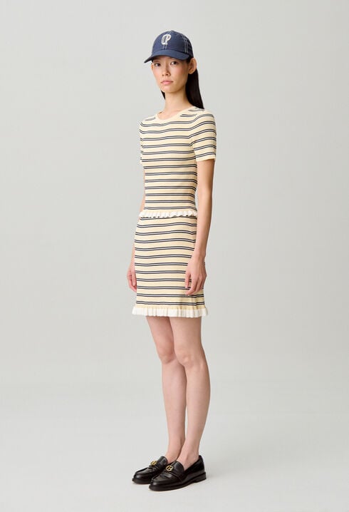 Striped skirt