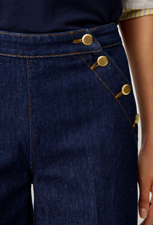 Wide-Leg Sailor Jeans