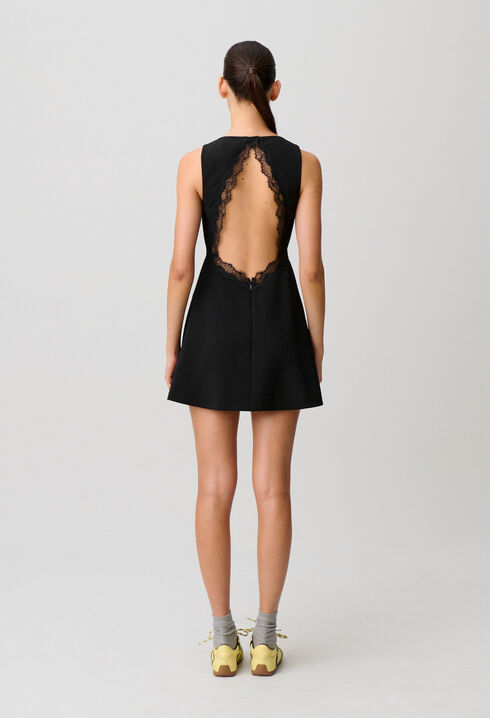 Lace Backless Dress