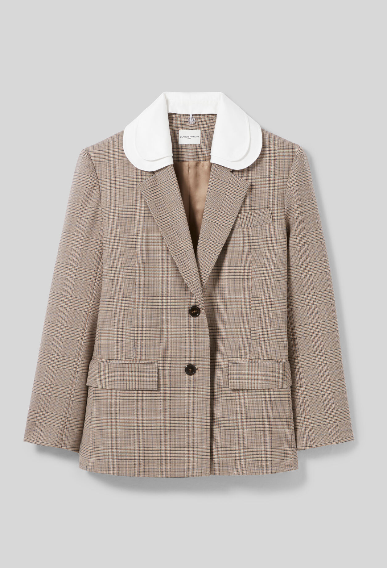 Checked Tailored Blazer Checked Tailored Blazer