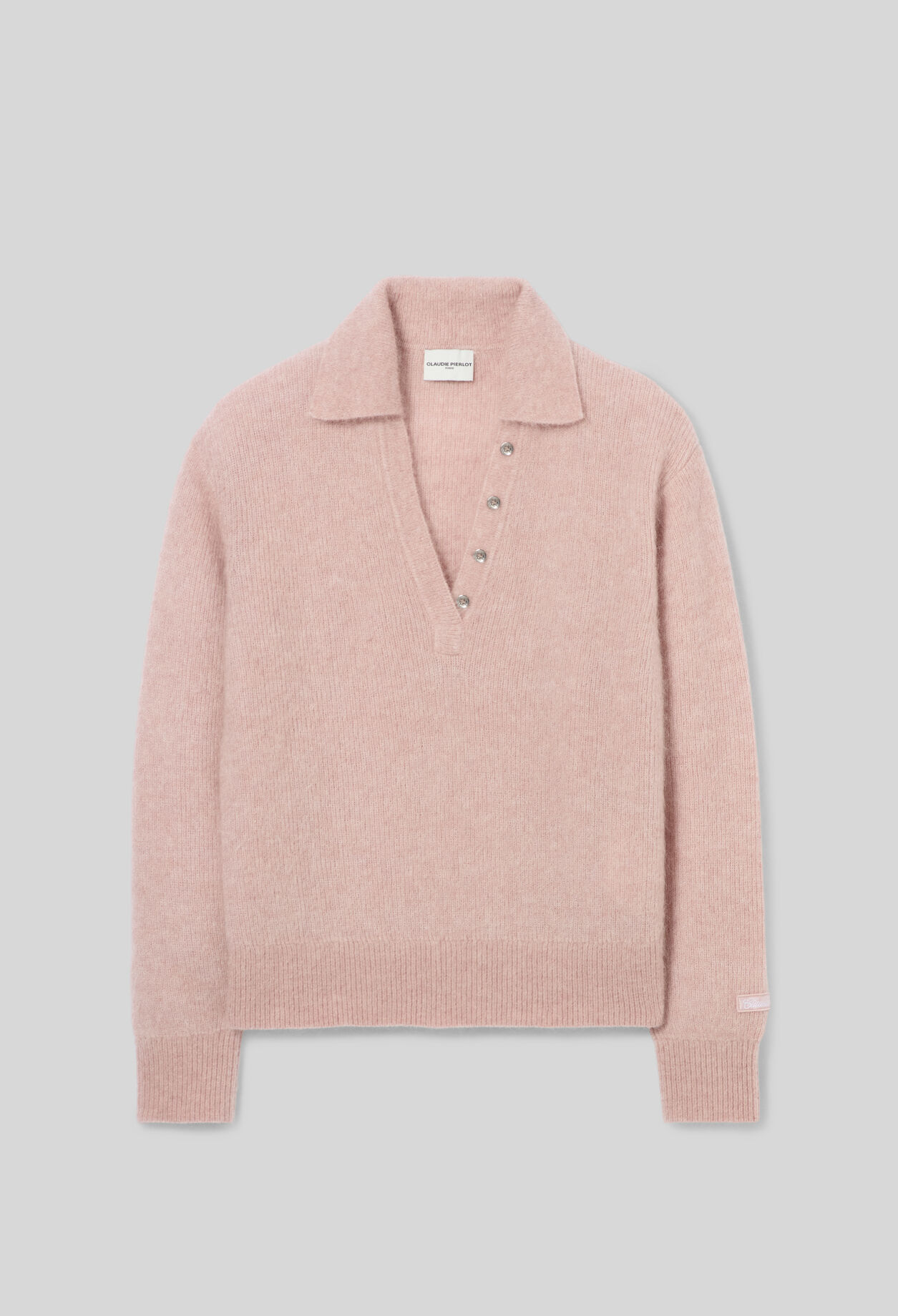 Relaxed fluffy knit jumper