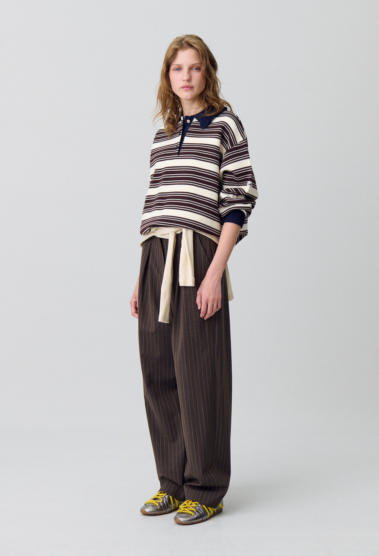 Striped Polo Jumper Striped Polo Jumper