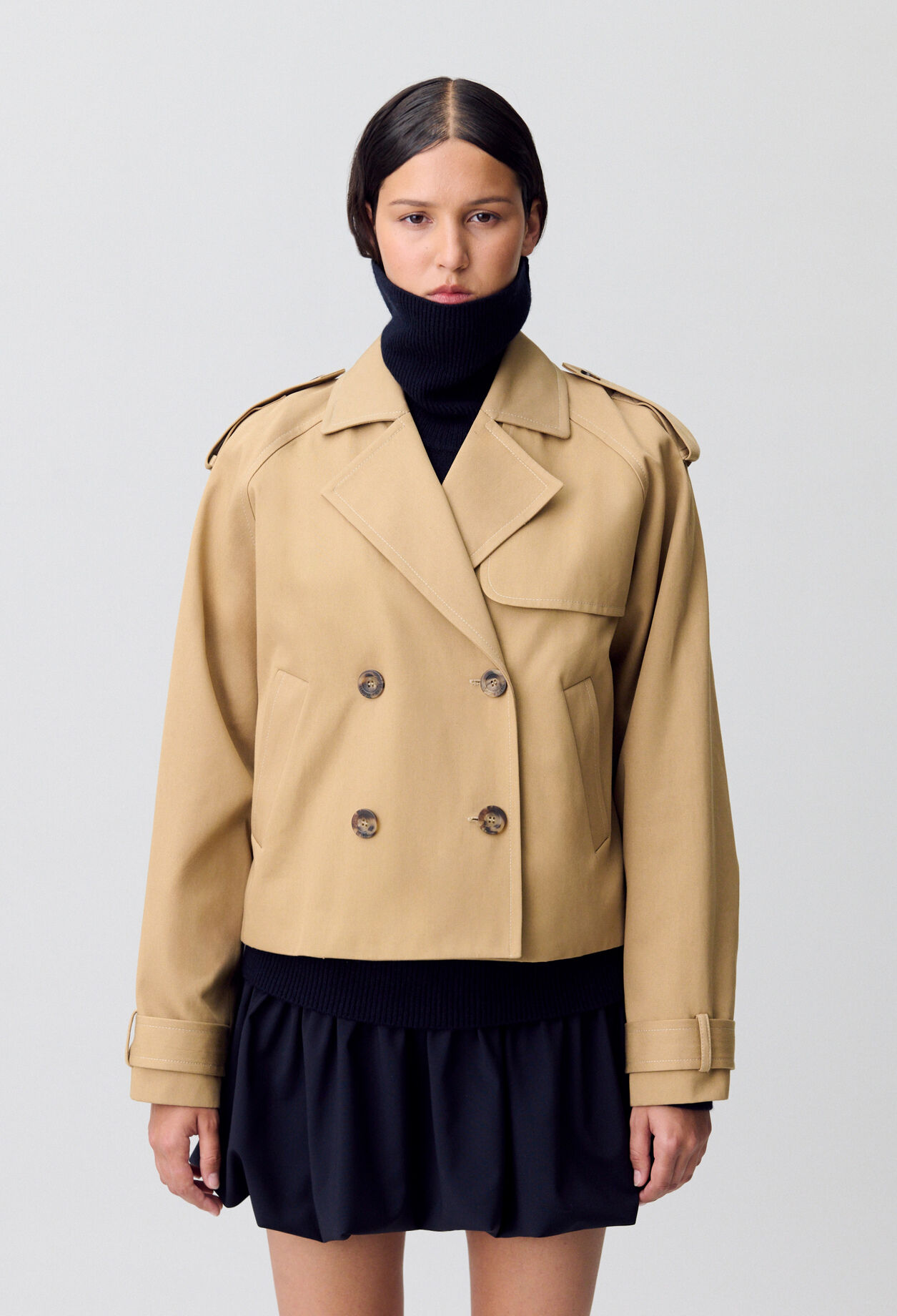 Short trench jacket Short trench jacket