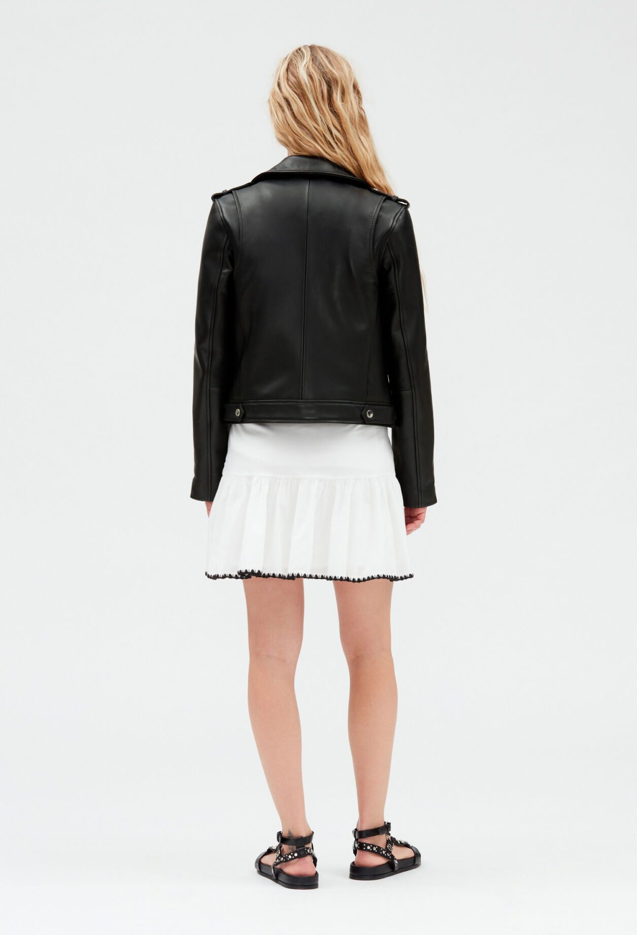 Black leather jacket Black leather jacket