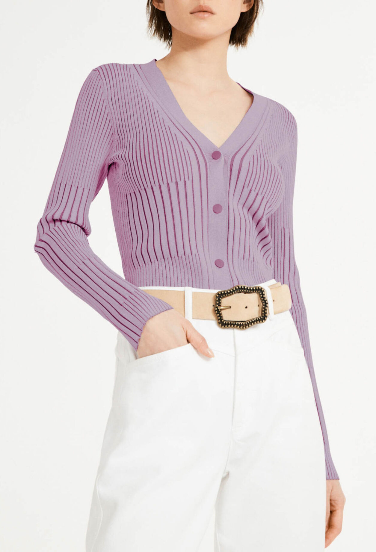 Two-tone cardigan Two-tone cardigan