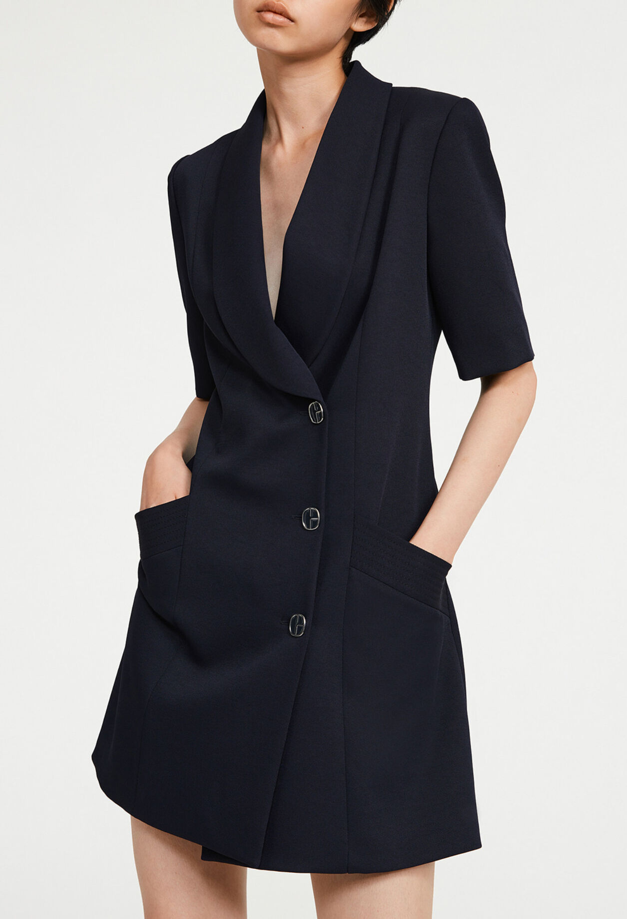 Navy wrap dress Navy wrap dress