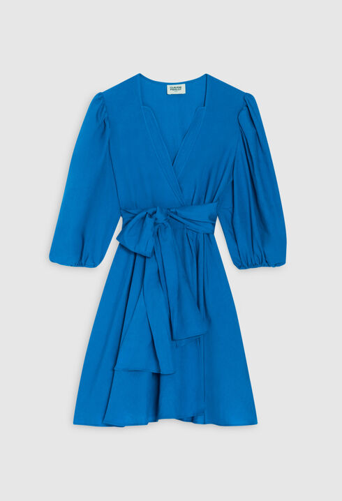 Short wraparound dress