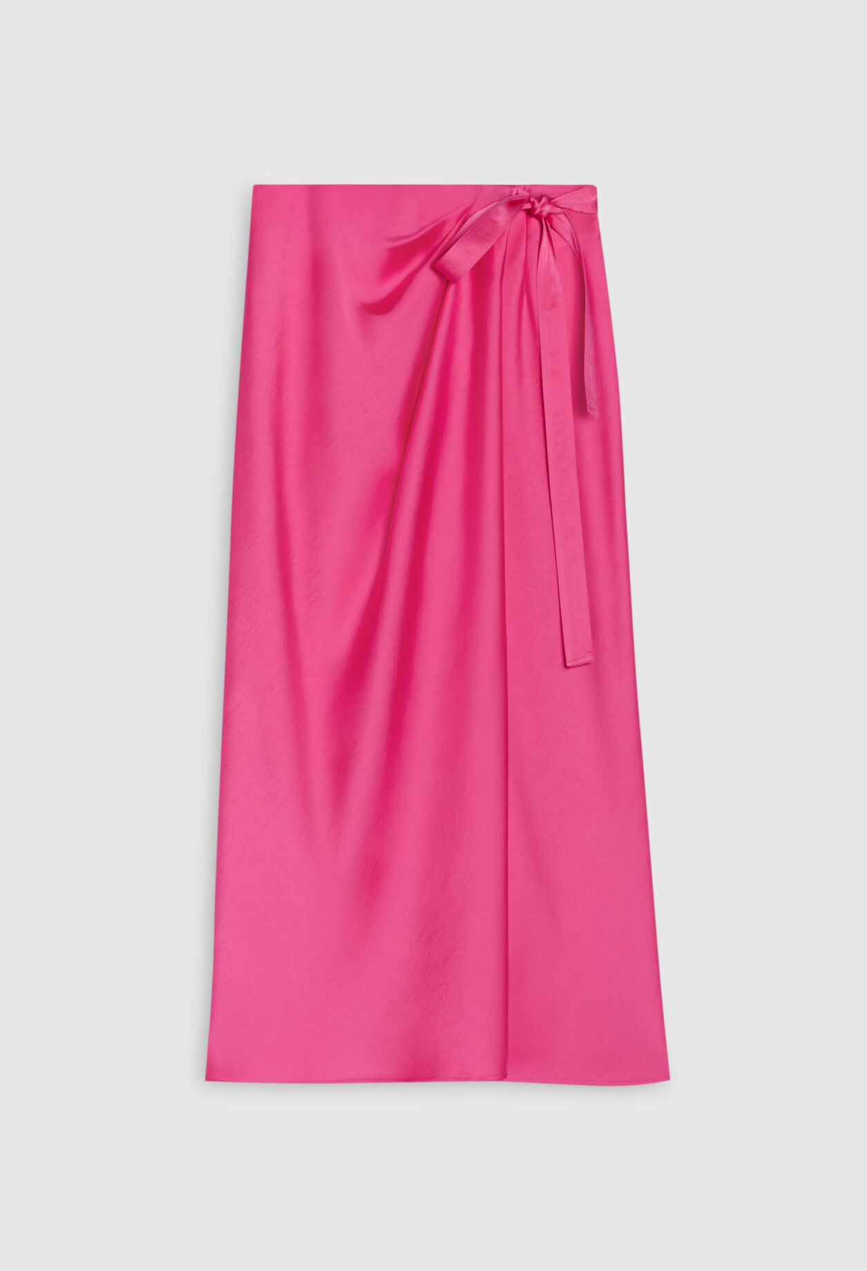 Pink mid-length tie dress