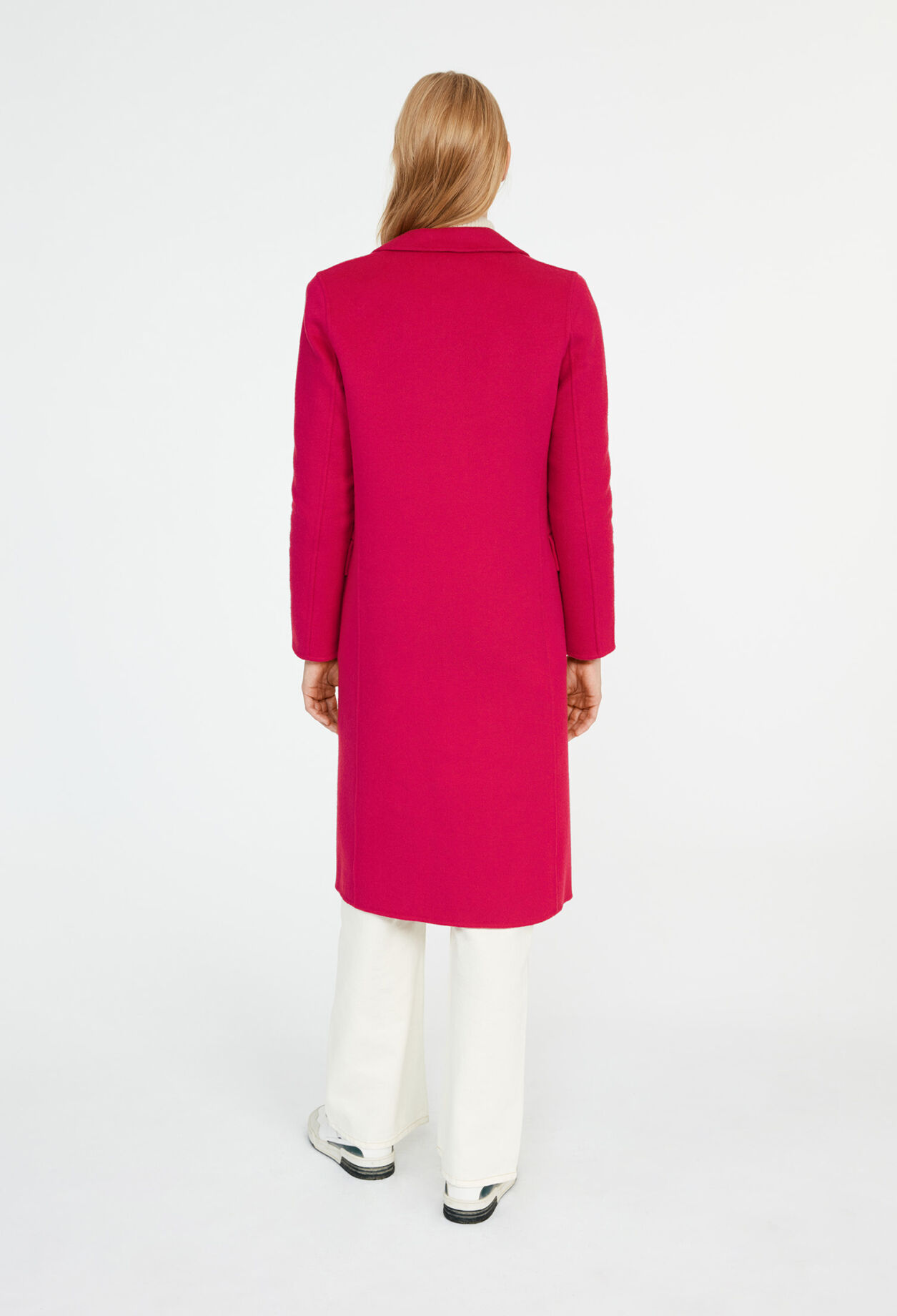 Manteau droit mi-long
