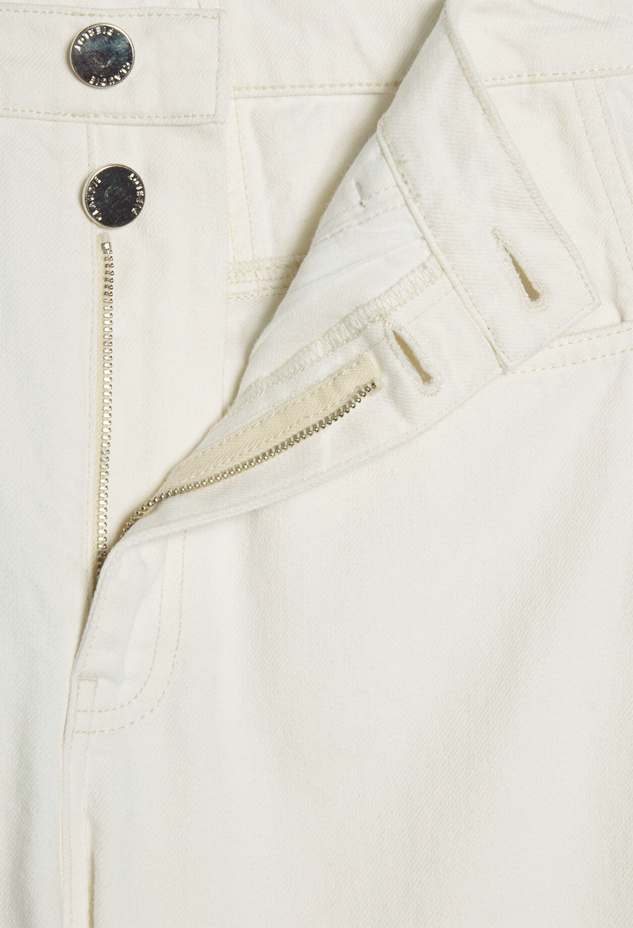 White cotton jeans White cotton jeans