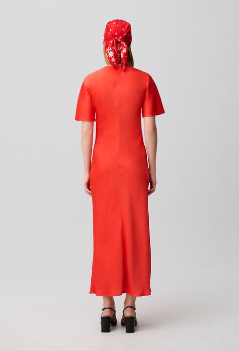 Satin Maxi Dress