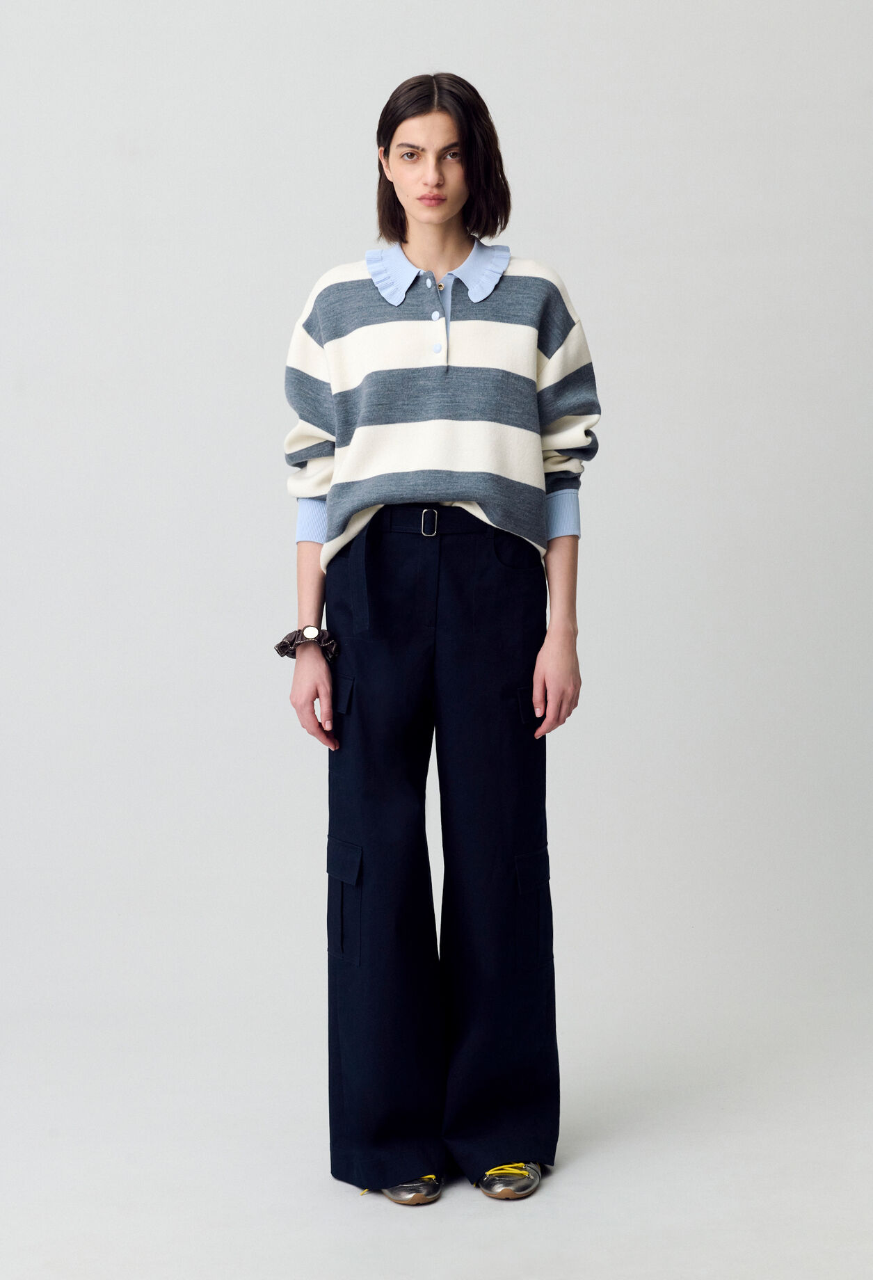Striped Polo Jumper Striped Polo Jumper