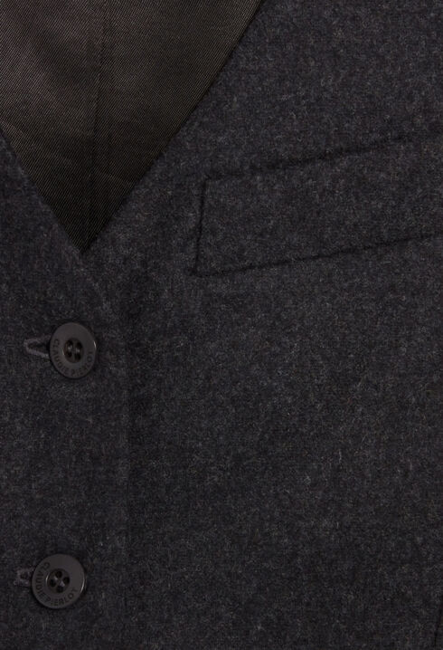 Flecked grey suit waistcoat