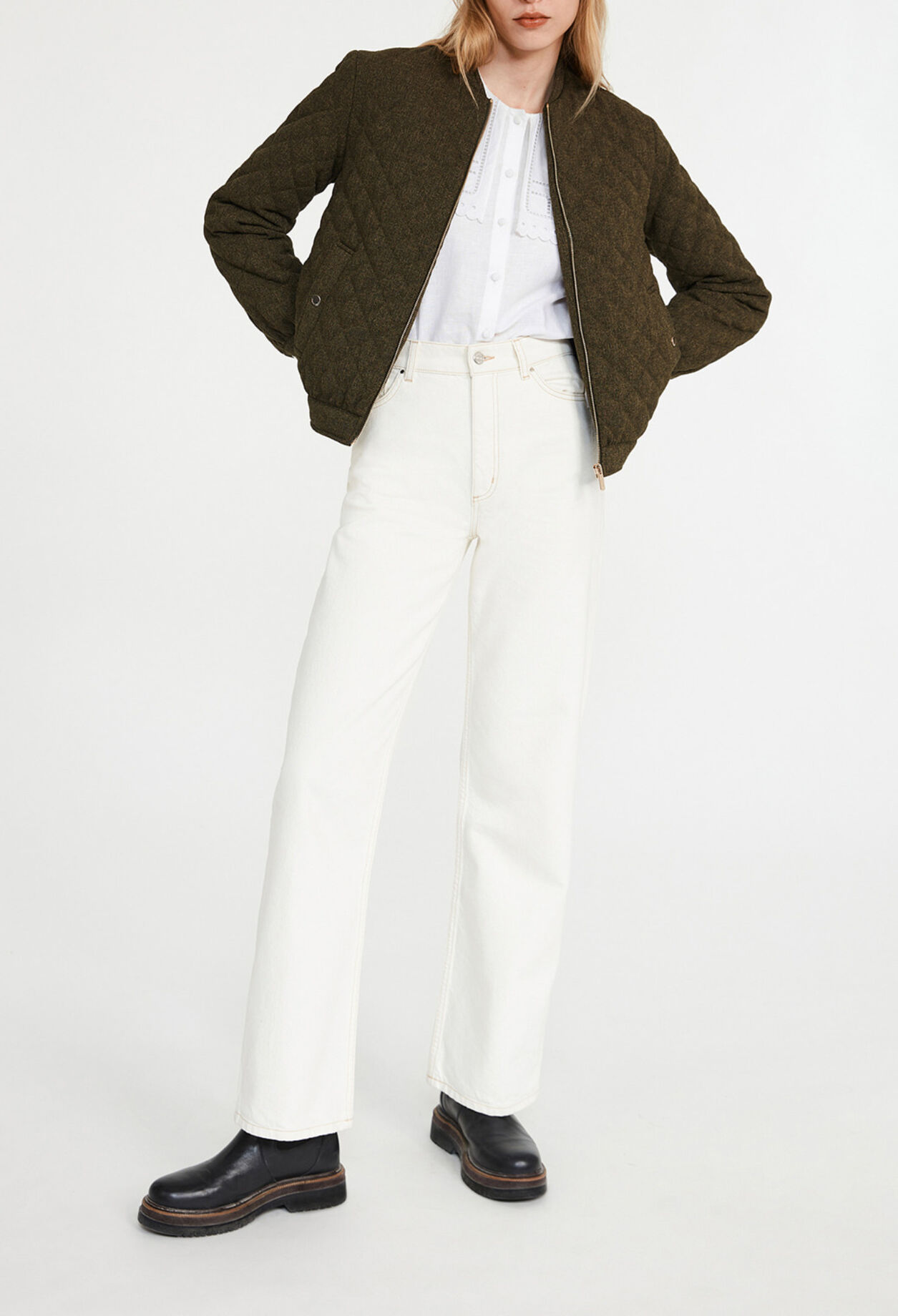 Blouson teddy matelassé