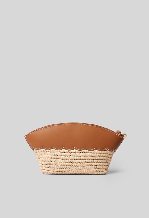 Raffia purse