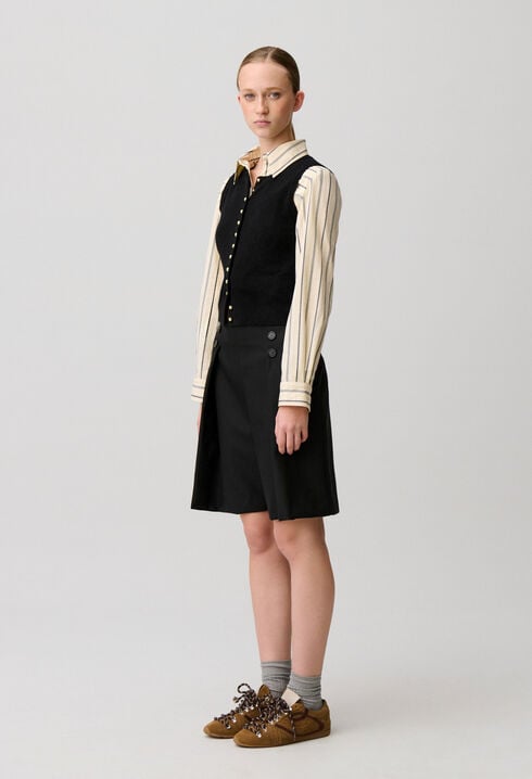 Button-Up Knitted Top