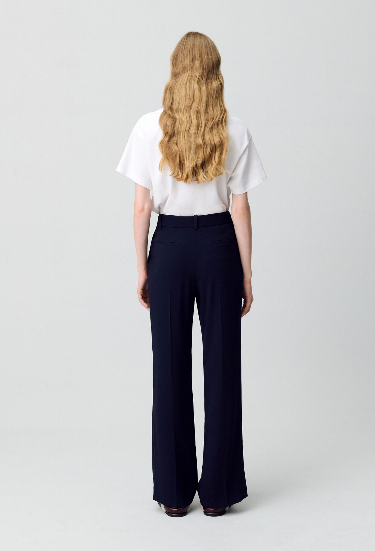 Tailored Straight-Leg Trousers