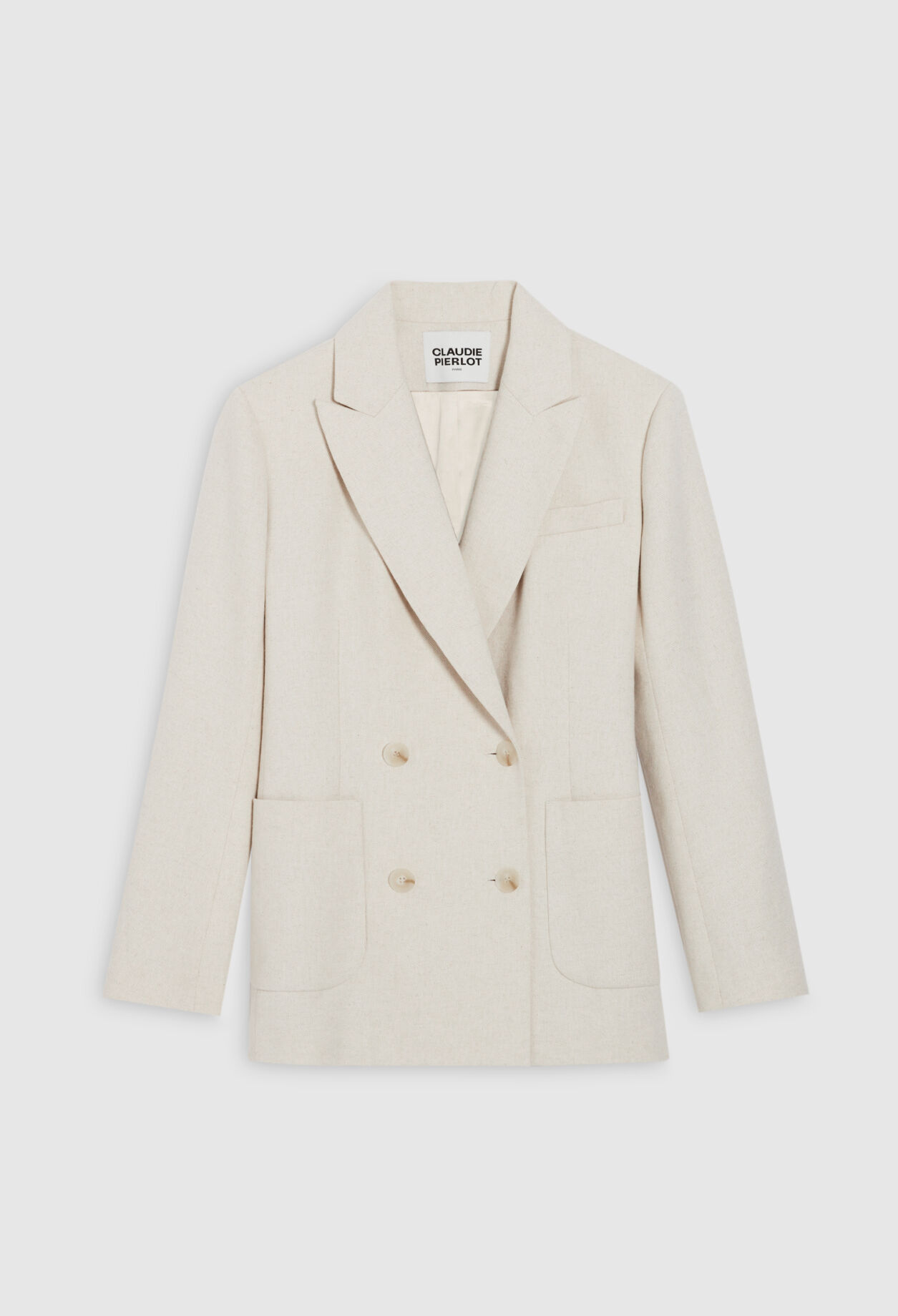 Beige suit jacket