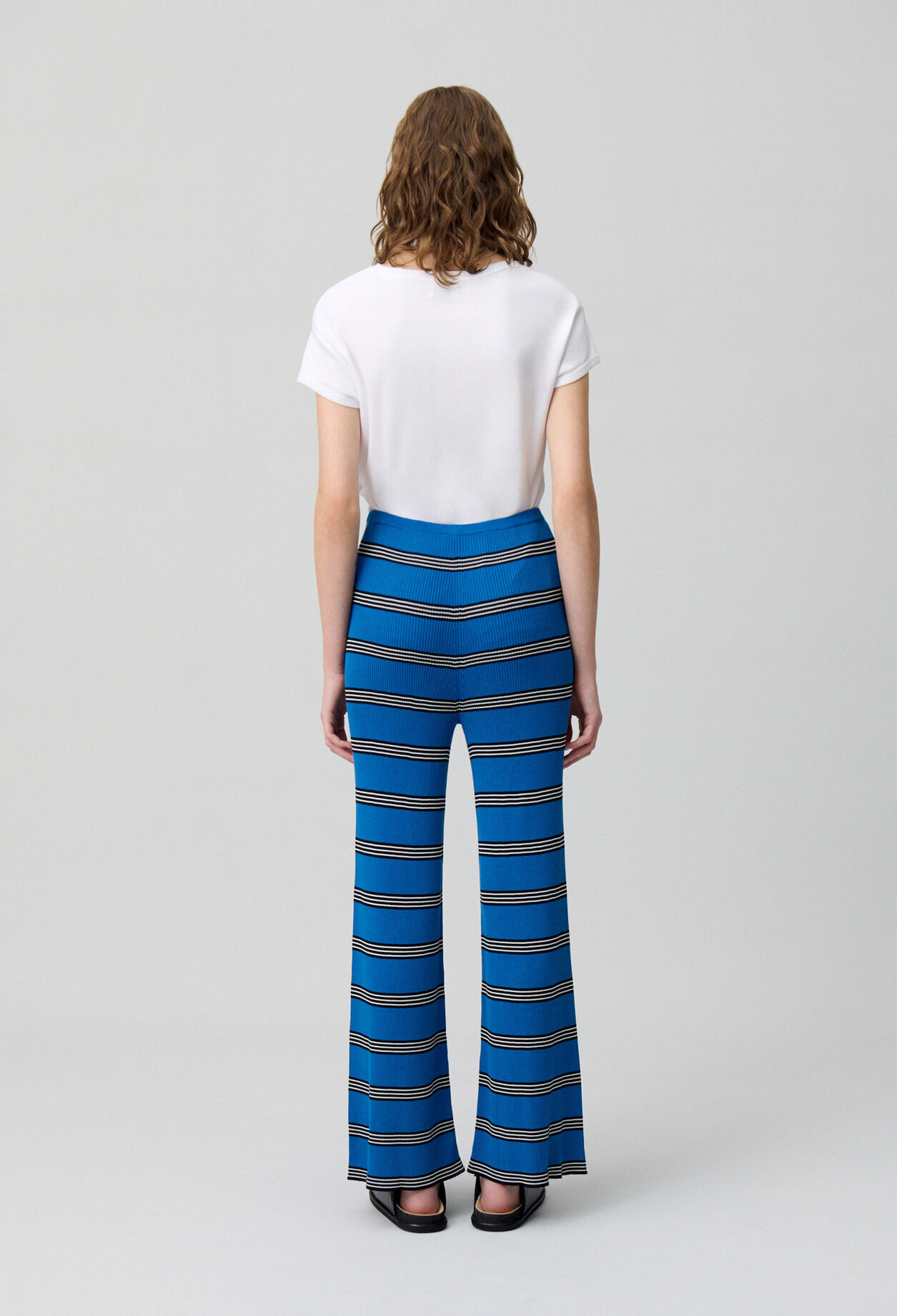 Slim-Fit Fine Knit Trousers