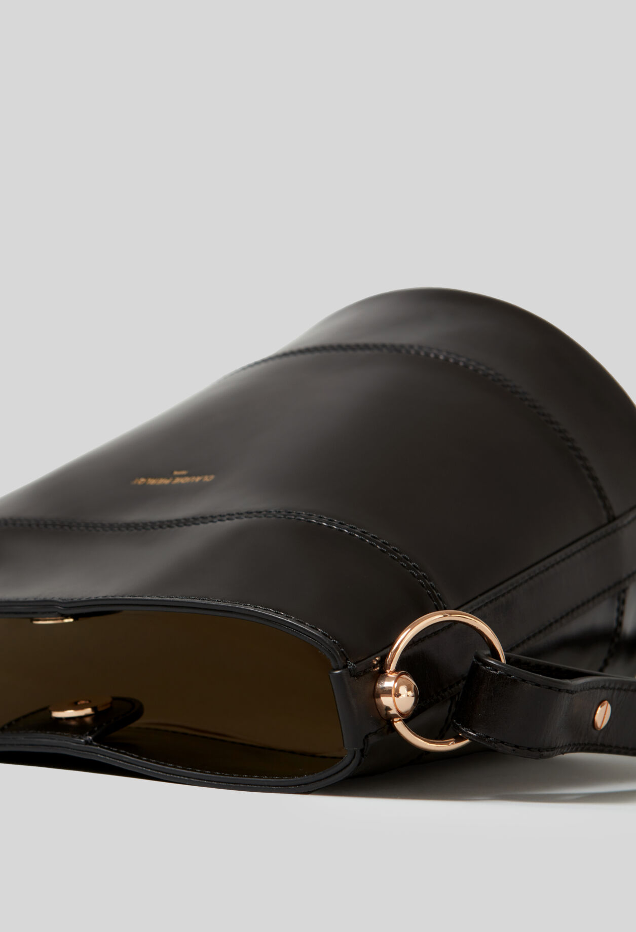 Solveig leather bucket bag