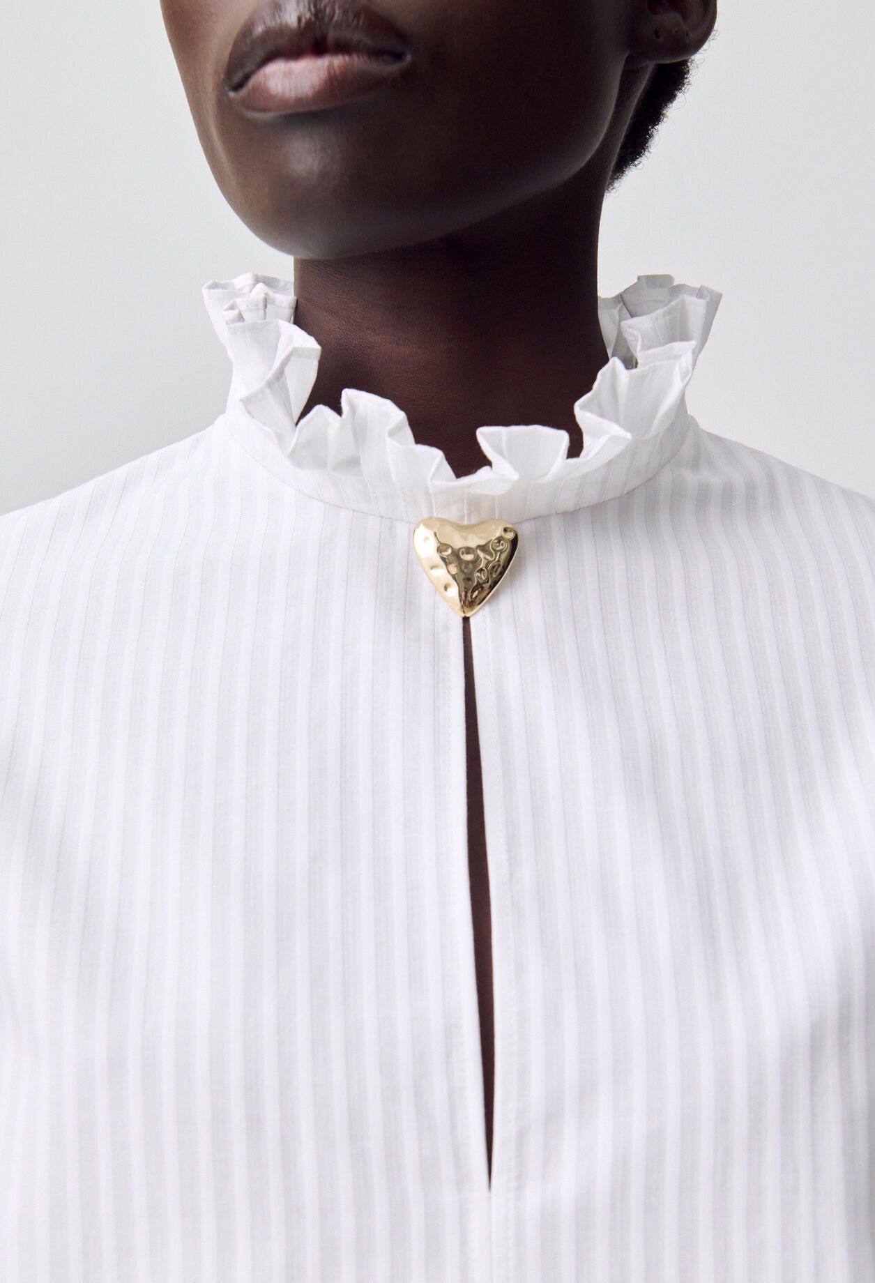 Striped Fluid Blouse Striped Fluid Blouse