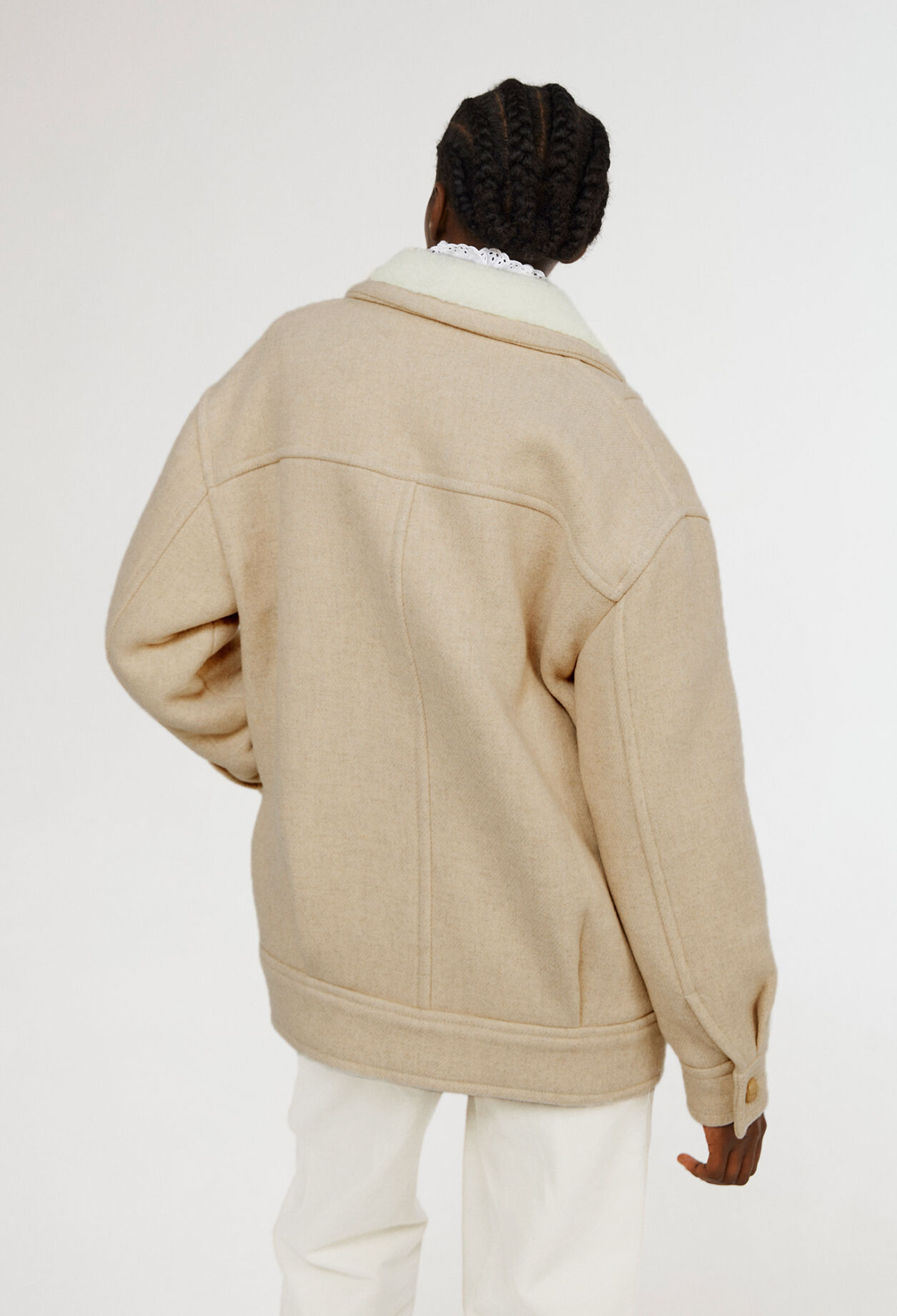 Short wool coat Short wool coat