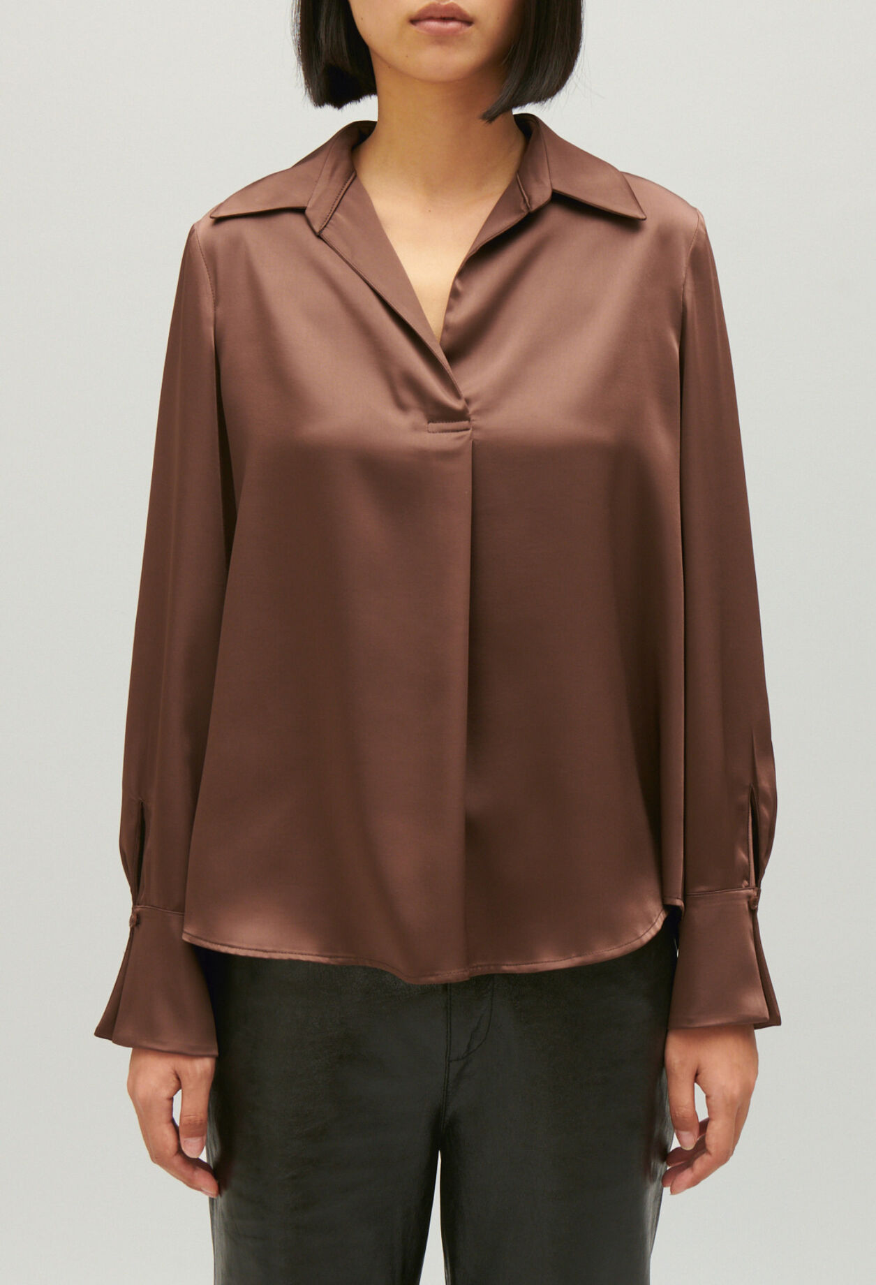 Floaty pleated blouse