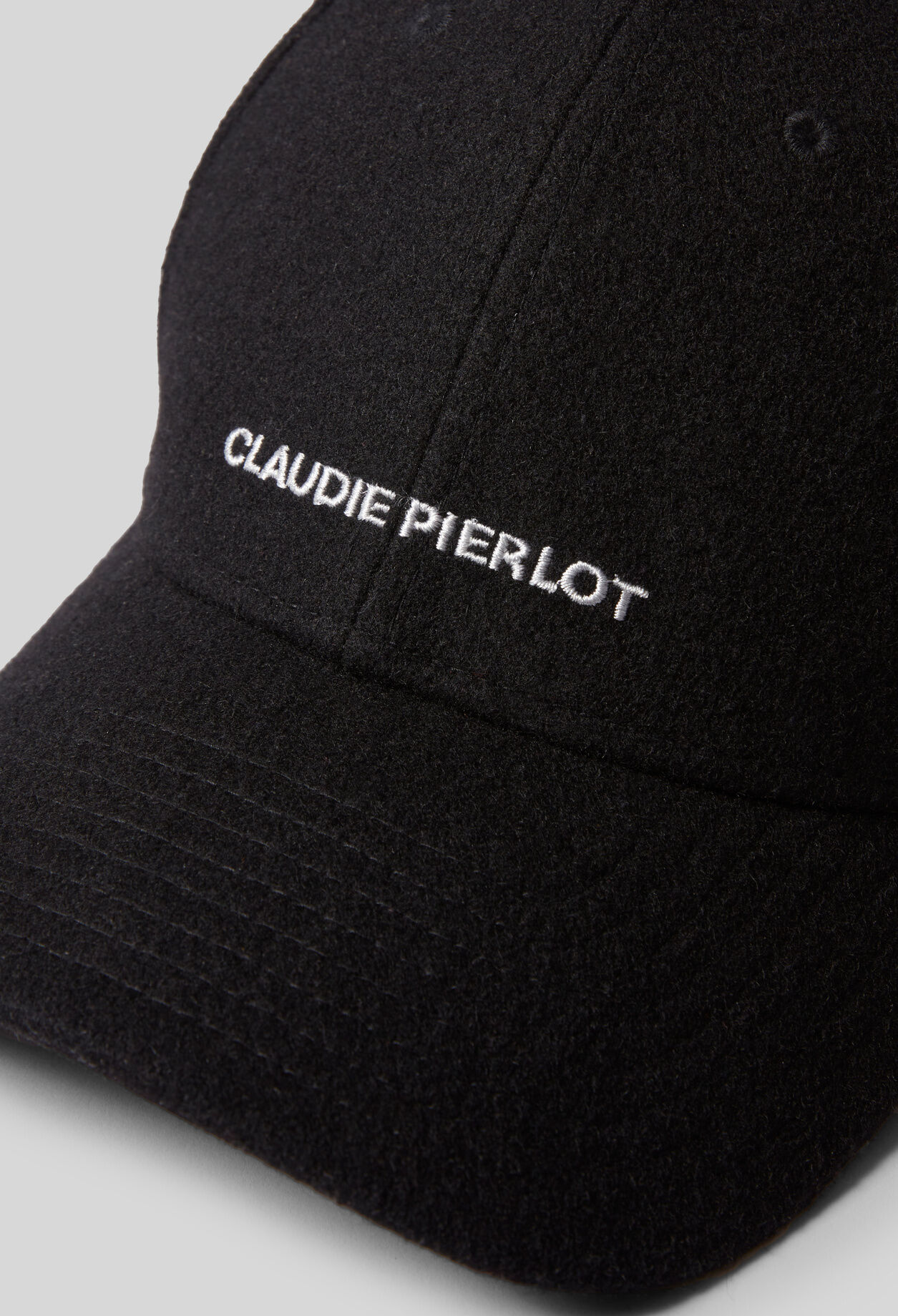 Black Claudie Pierlot logo cap