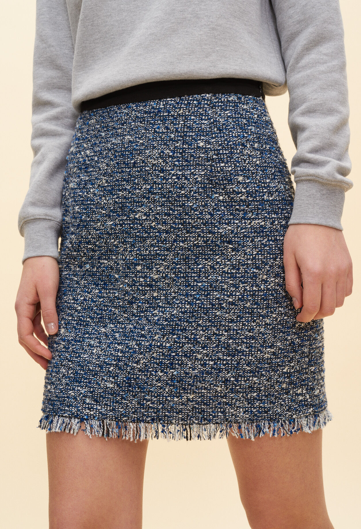 Metallic mini skirt Metallic mini skirt