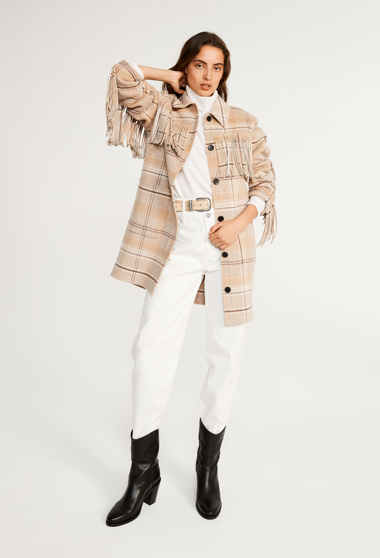 Oversized checked Jacket