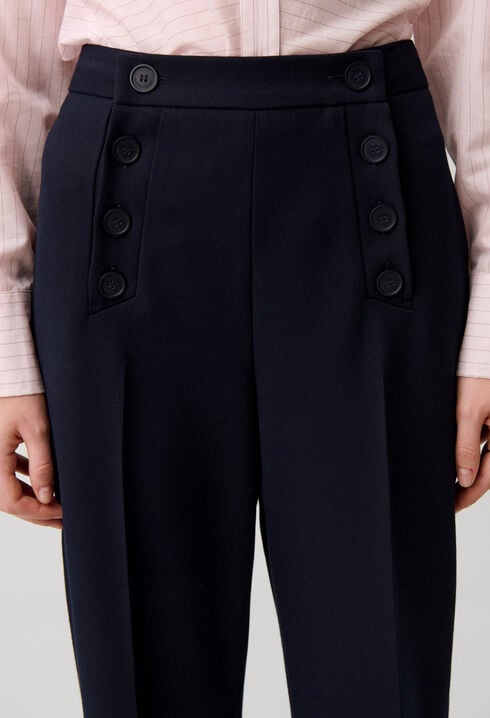 Flared sailor trousers