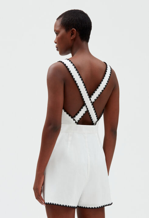 Ecru playsuit