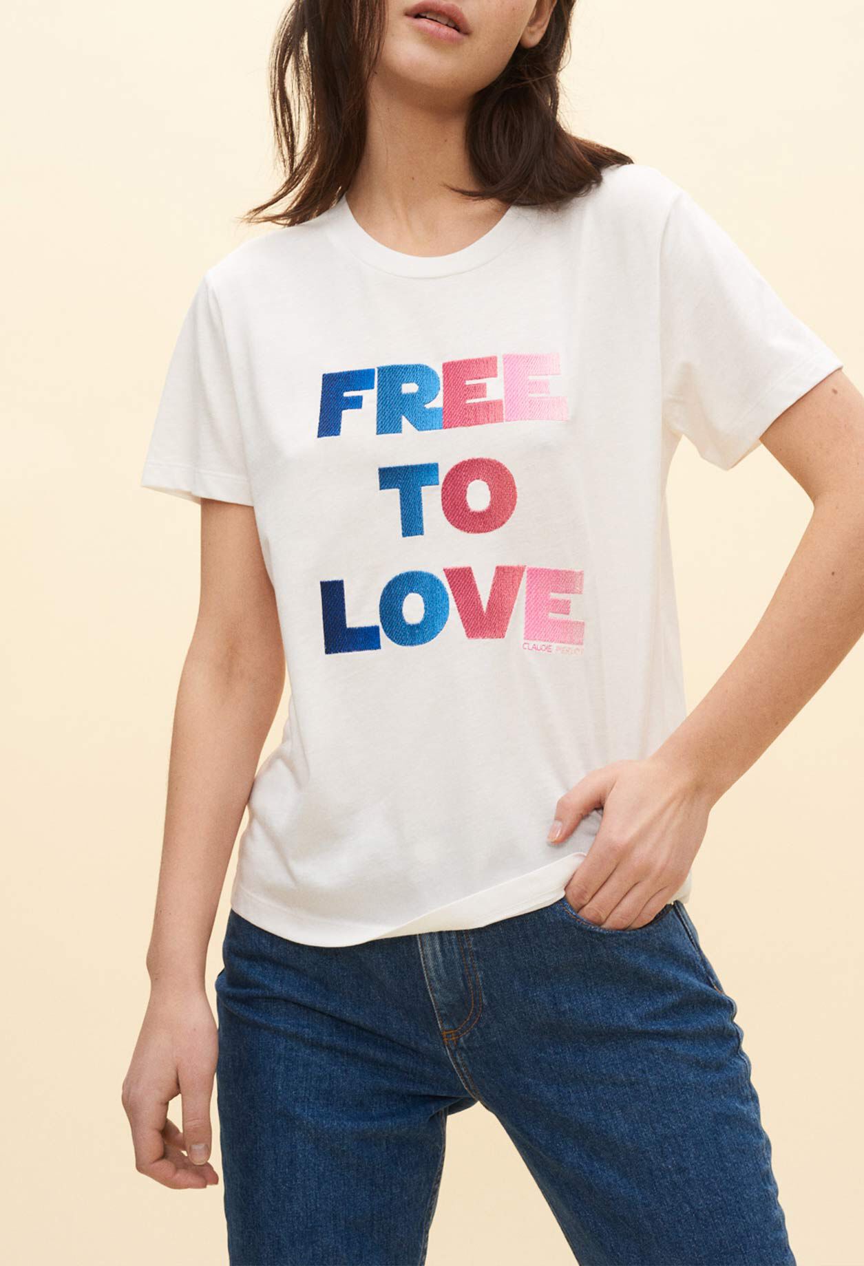 Free to love' T-shirt Free to love' T-shirt