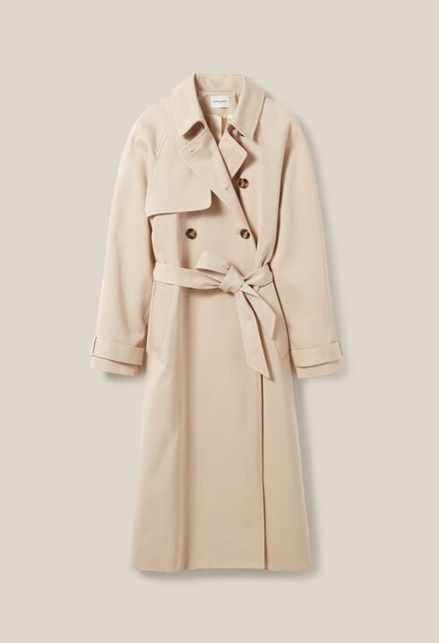 Classic 7/8 Trench Coat