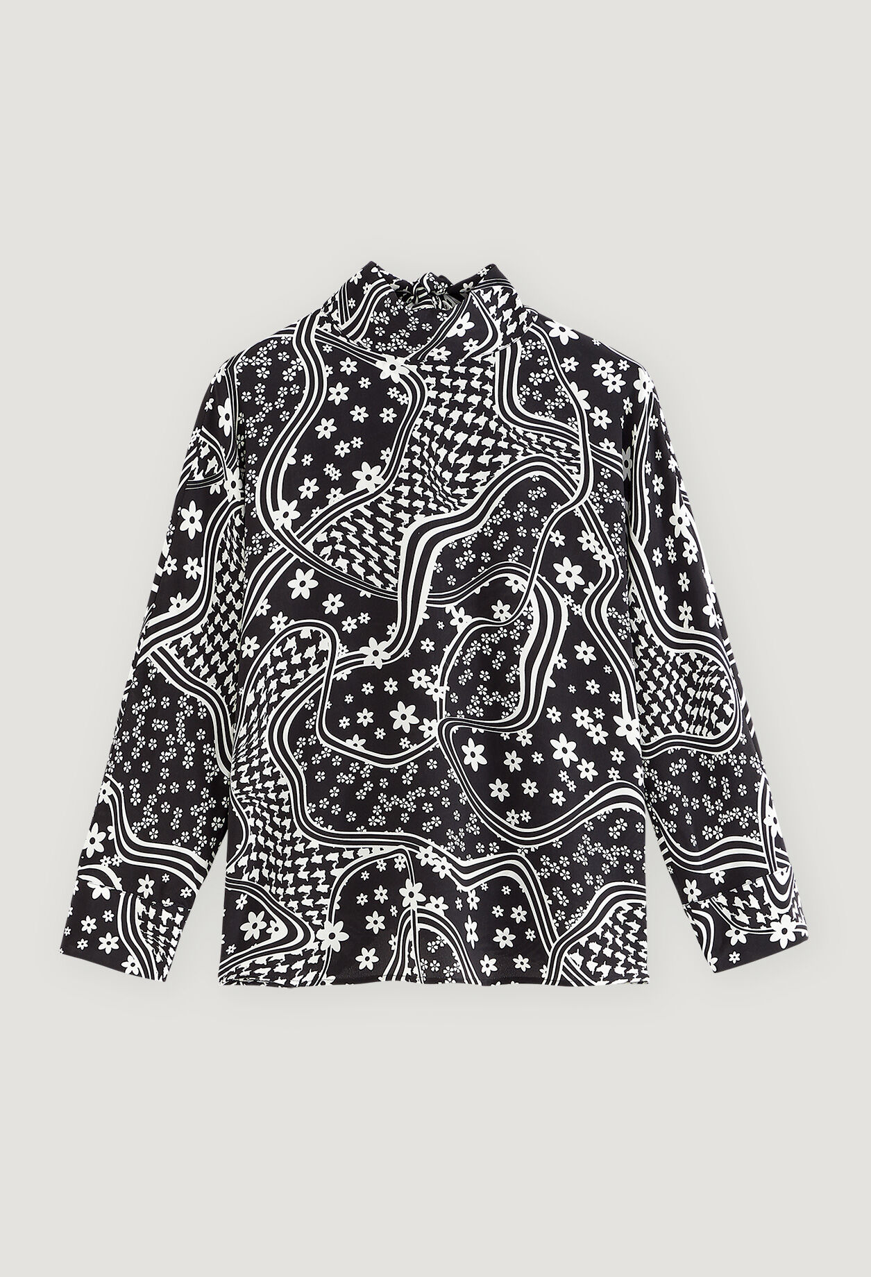 High-neck blouse High-neck blouse