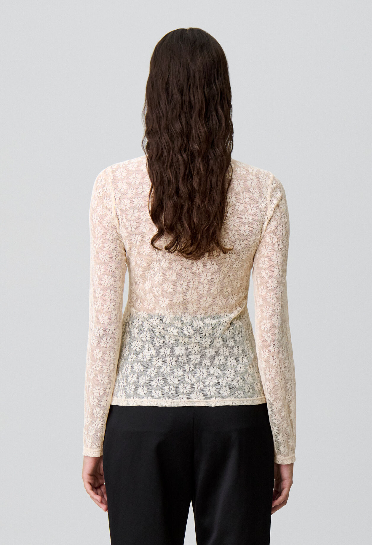 Sheer lace top Sheer lace top
