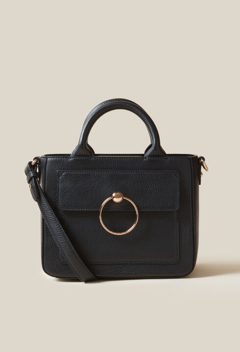 Anouck Grained Leather Bag