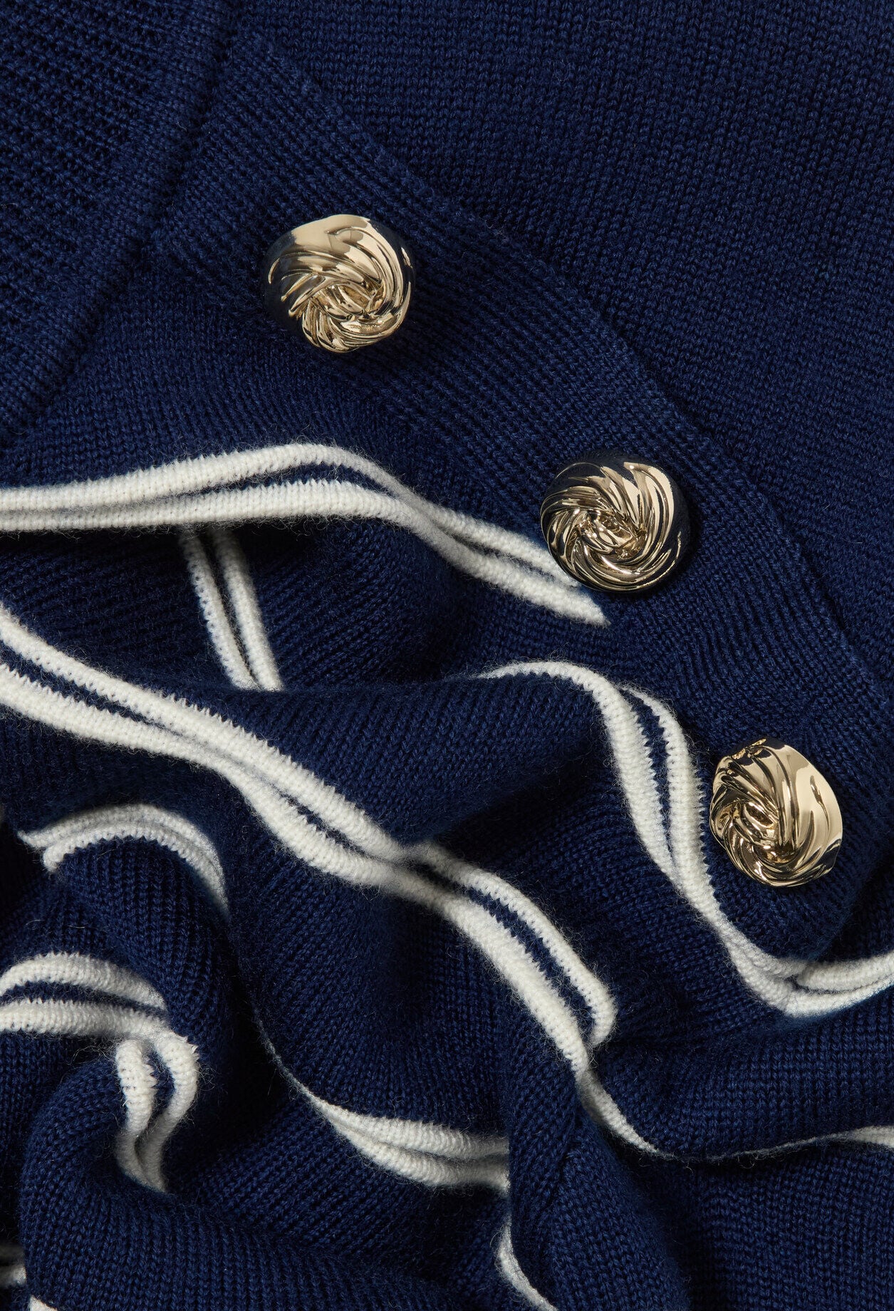 Striped wool jumper