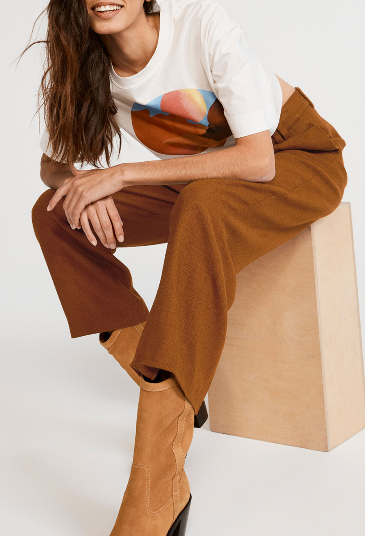 Straight fit trousers Straight fit trousers