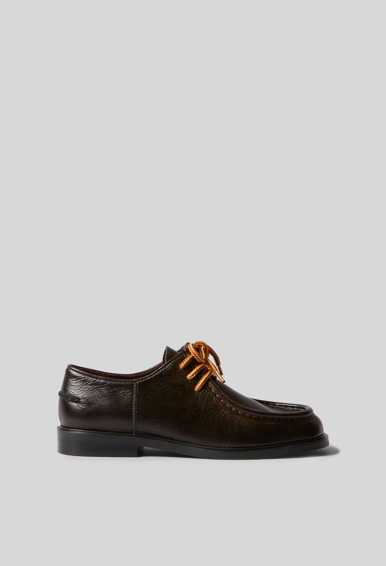 Grained Leather Derby Shoes Grained Leather Derby Shoes