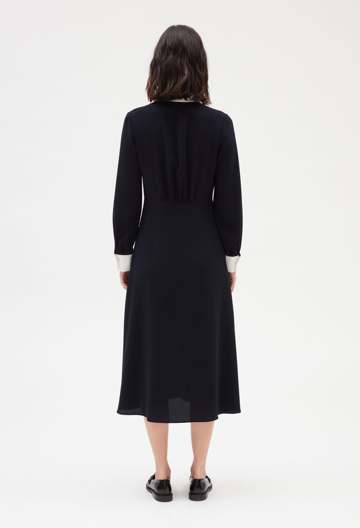 Navy blue mid-length dress Navy blue mid-length dress