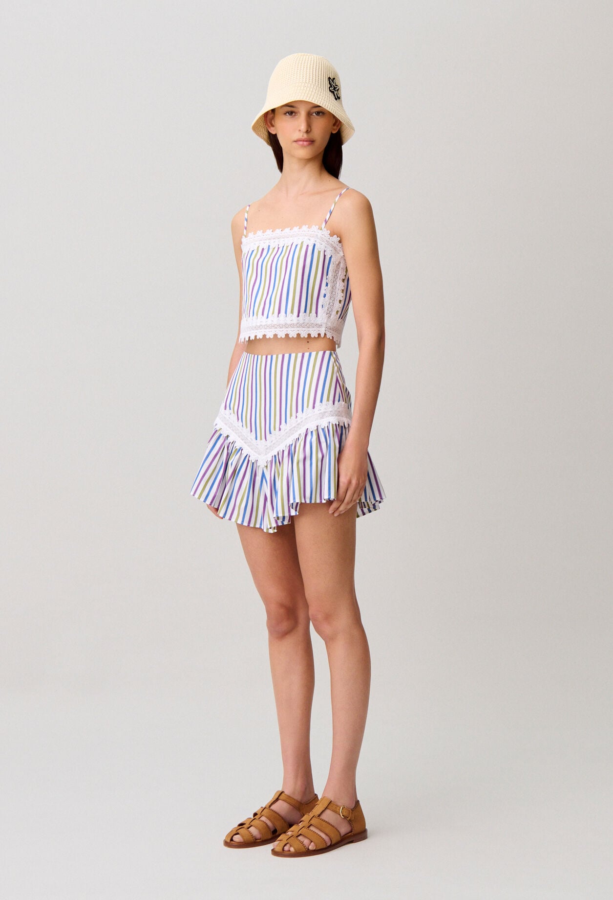 Strappy crop top