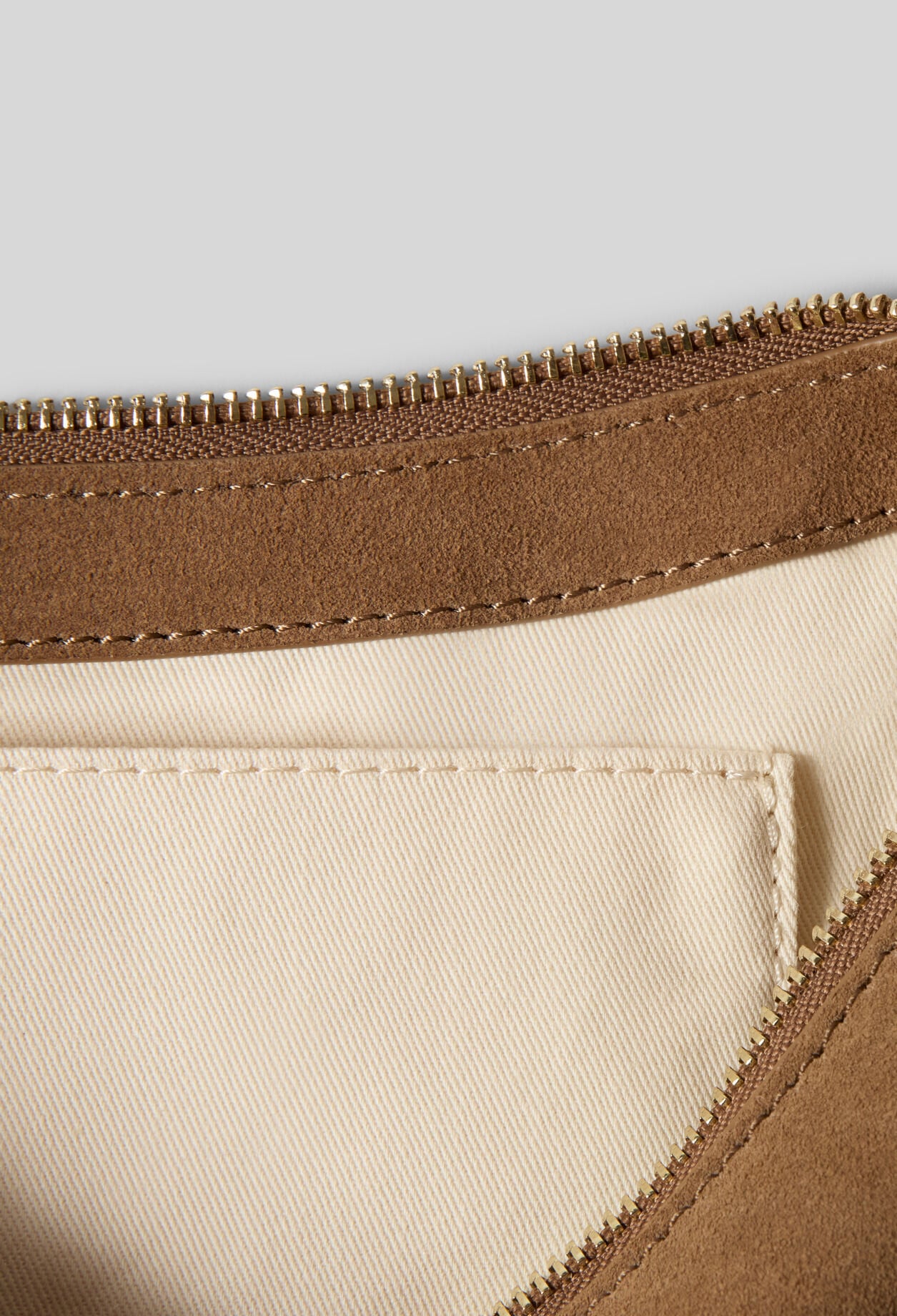 Soft suede leather bag
