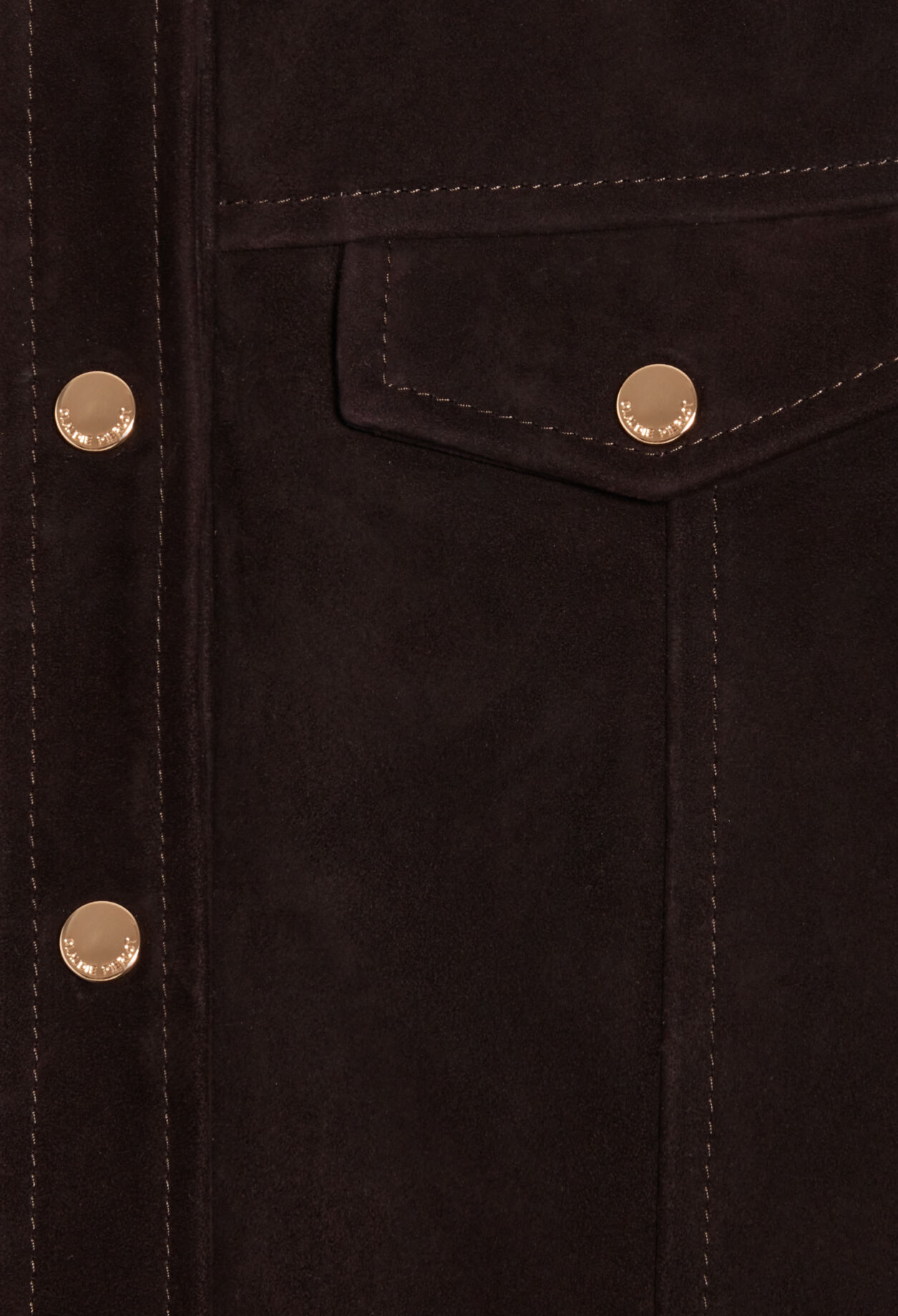 Chocolate leather jacket