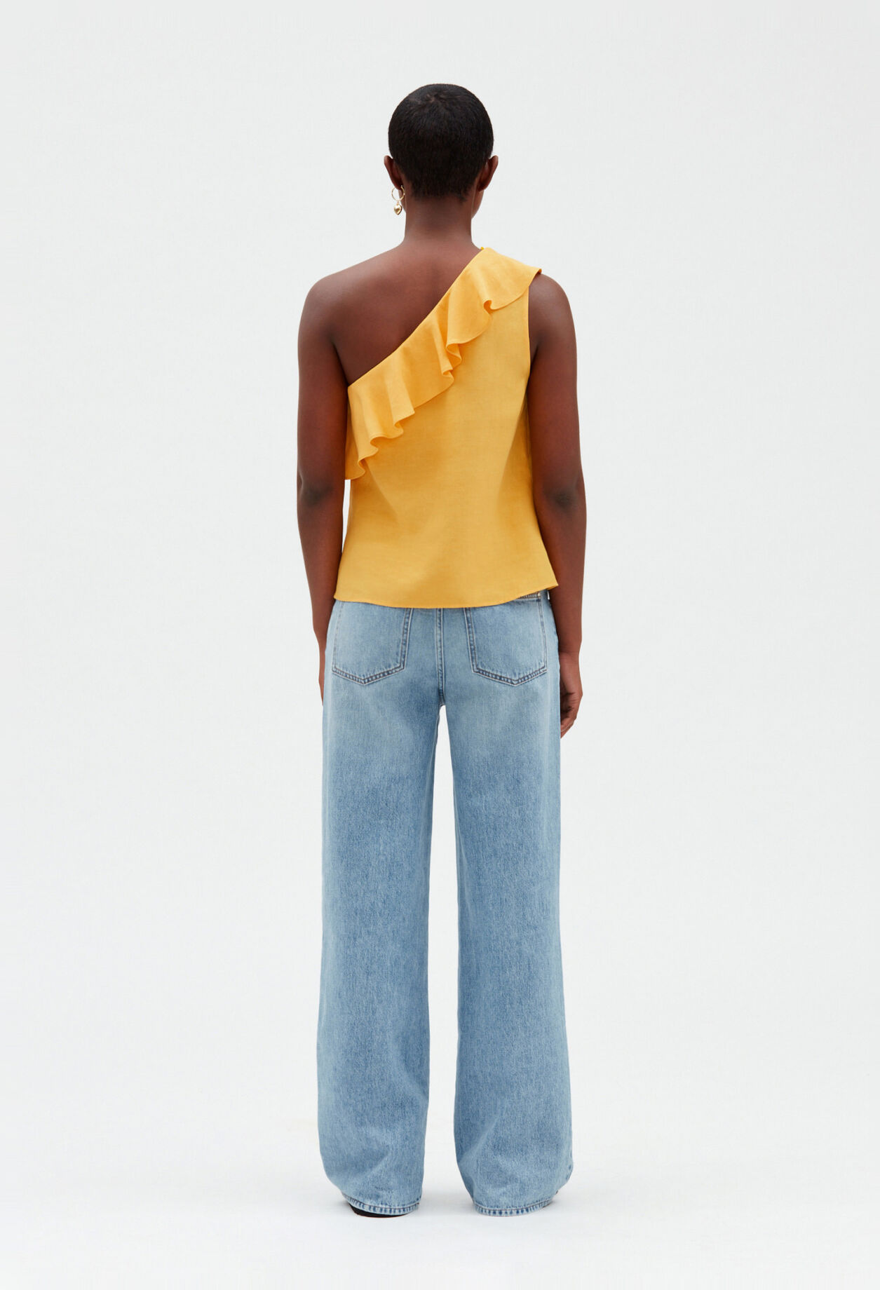 Yellow asymmetrical top