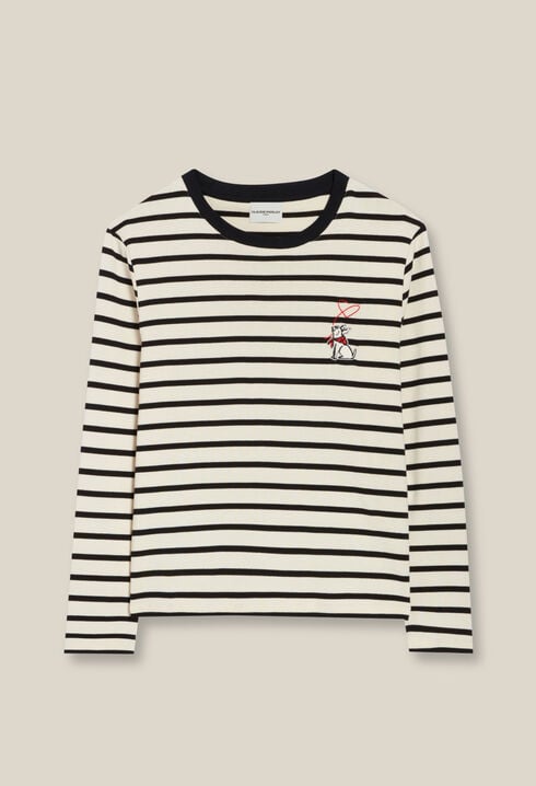 Two-tone Jean Toto Breton T-shirt