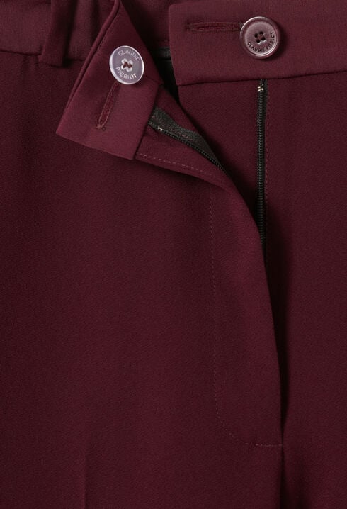 Cigarette-cut Tailored Trousers