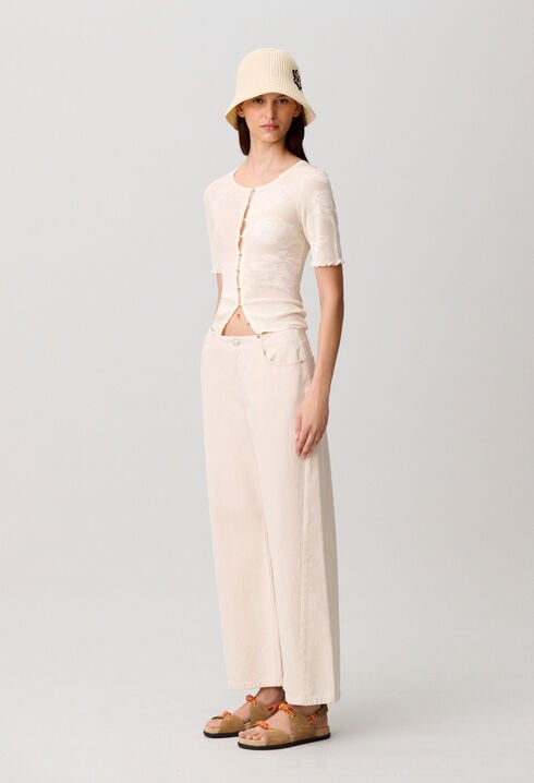 Floral Knit Cardigan