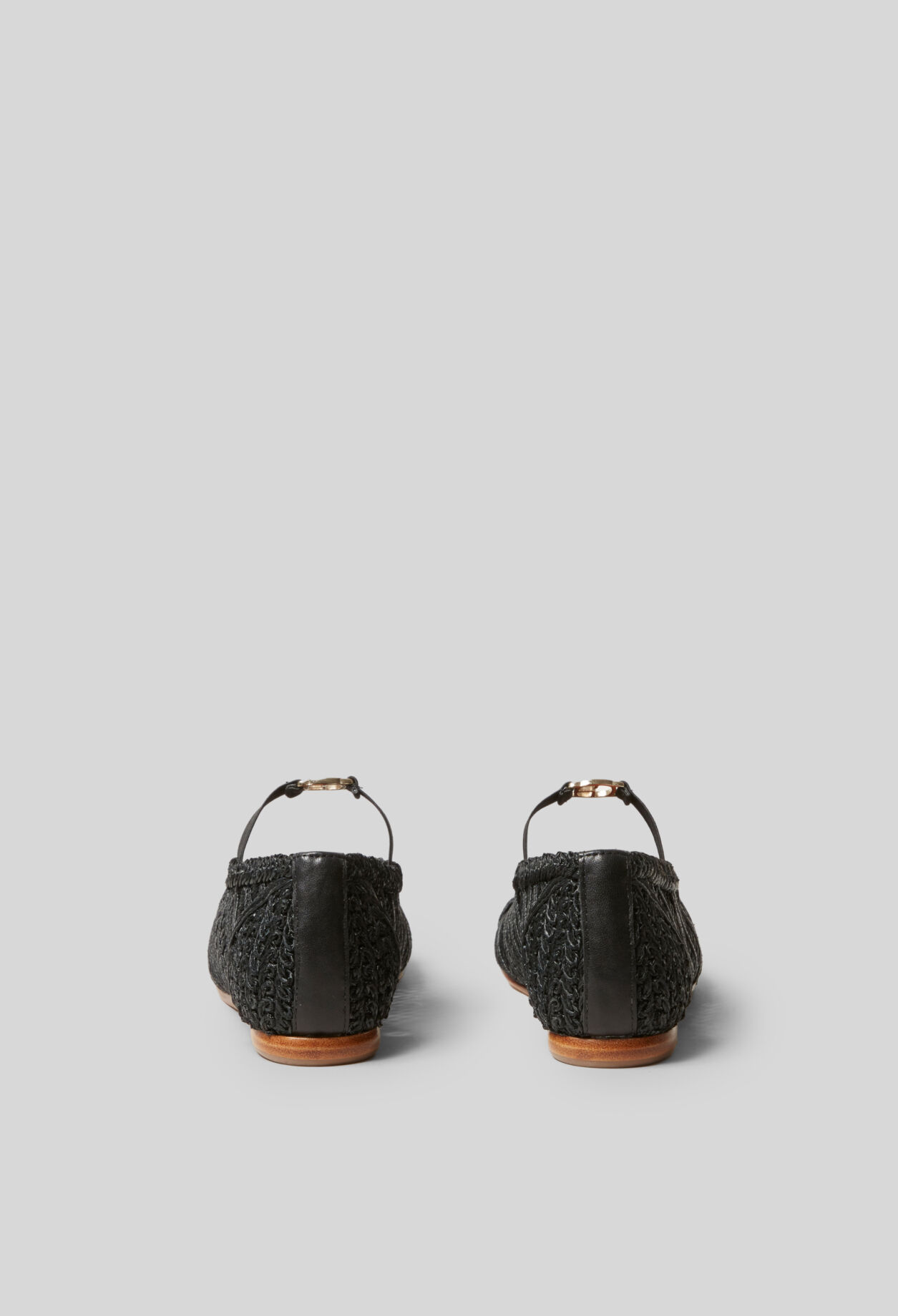 Woven Leather Ballet Flats