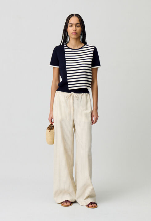 Short Striped Jumper